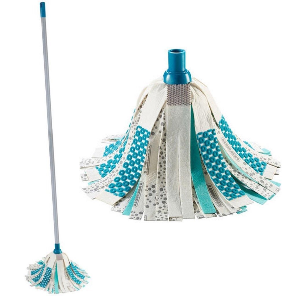 Leifheit 52119 3in1 Power Mop türkis grau weiß