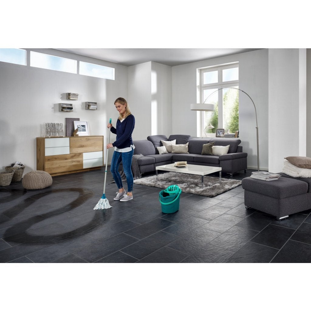 Leifheit 56796 Classic Wischmopp-Set grün weiß