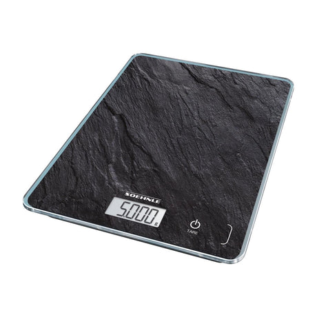 Soehnle digitale Küchenwaage Page Compact 300 Schieferoptik bis 10kg