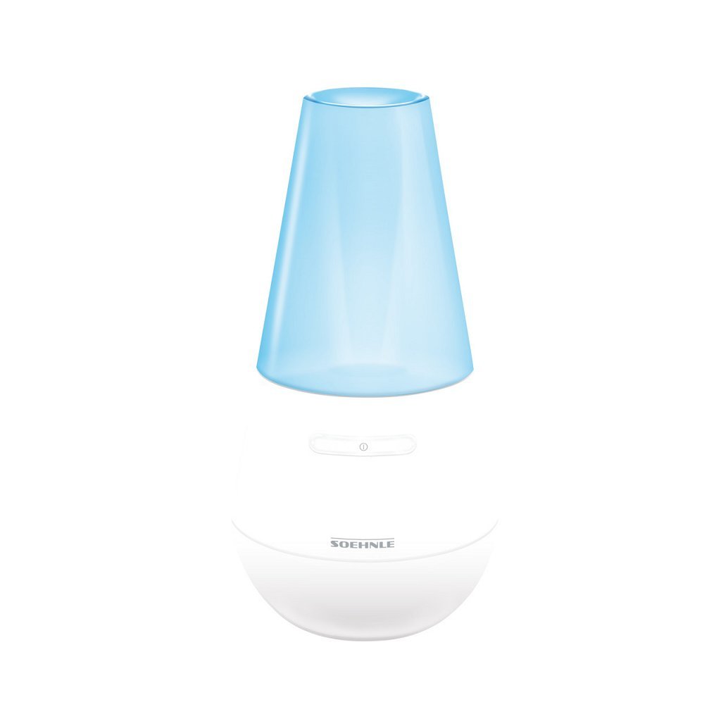 Soehnle 68025 Valencia Aroma -Spreizer mit blauer LED -Lampe weiß