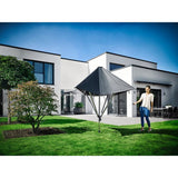 Leifheit Leifheit 82100 Linoprotect 400 Droogmolen With Roof Silver Gray