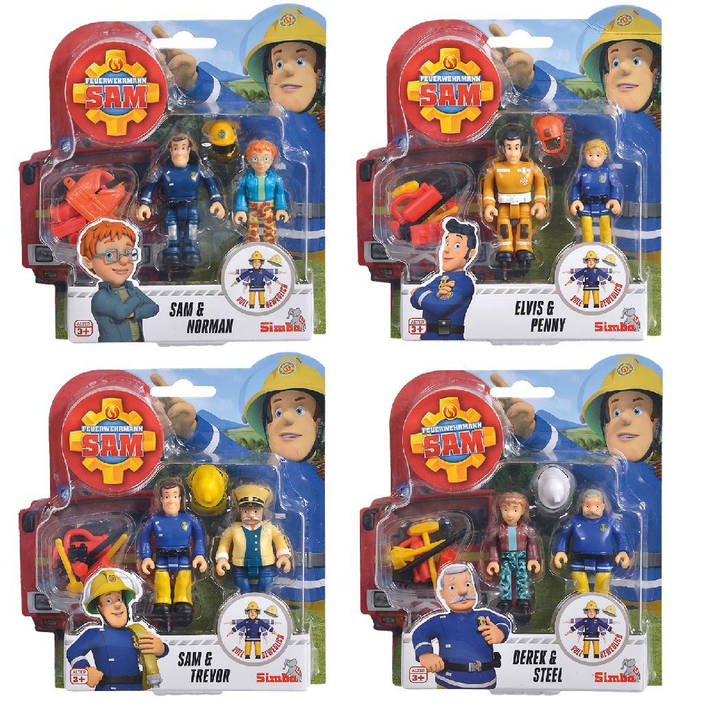 Simba Fireman SAM 2 Figuren + Zubehör