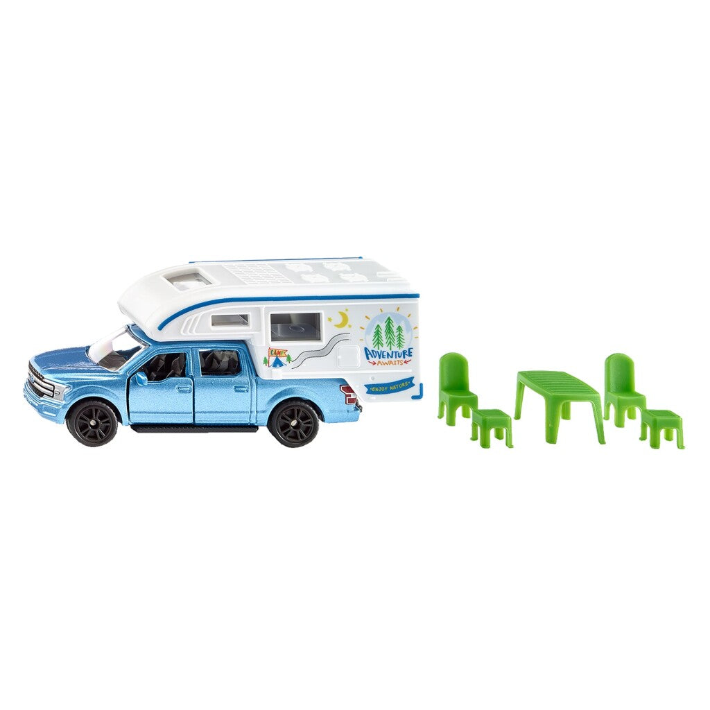 Siku 1693 Ford F150 Pick-up-Wohnmobil