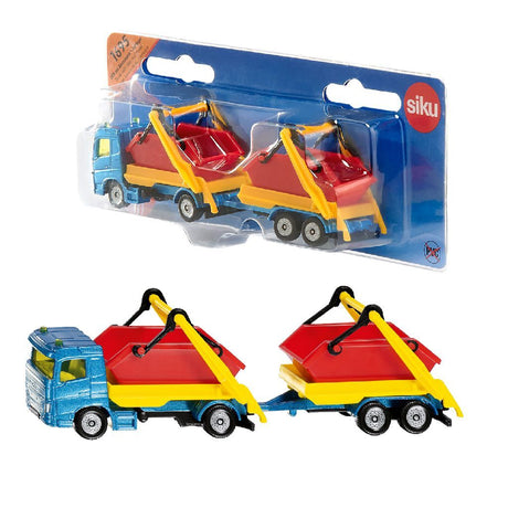 Siku 1695 LKW + Schuttcontainer und Anhänger