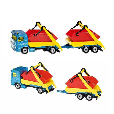 Siku 1695 LKW + Schuttcontainer und Anhänger