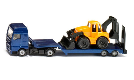 Siku 1761, Mann-LKW-Spielzeug mit Bagger, Maßstab 1:87, Metall-Kunststoff