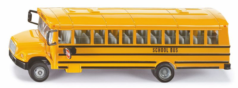 Siku 3731 US Schulbus, Maßstab: 1:55, Material: Metall Kunststoff,
