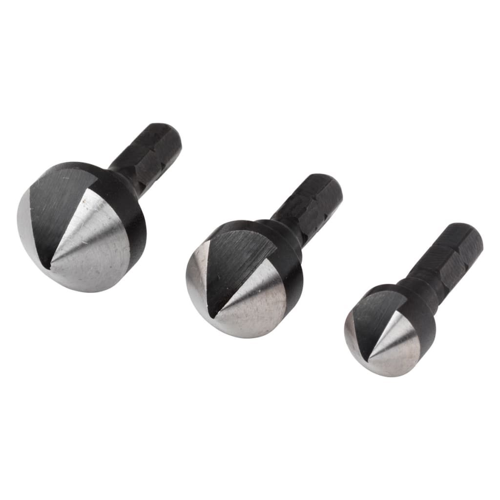 Wolfcraft Wolfcraft KegelzinkBoorSet Metal 3-Piece 2584000