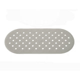 Ritterbadmatte Anti-Slip-Aktion grau