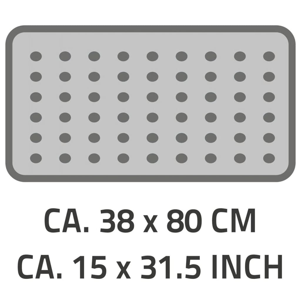 Ridder Bad Matte Anti-Slip Playa 80x38 cm Schwarz 68310