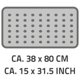 Ridder Bad Matte Anti-Slip Playa 80x38 cm Schwarz 68310