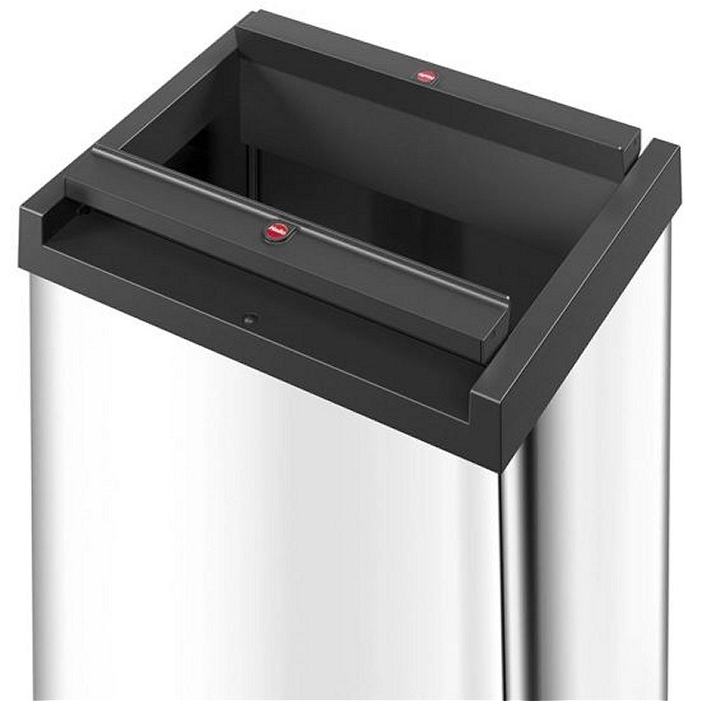 Hailo Hailo Waste Bin Big-Box Swing Dimensioni L 35 L Acciaio inossidabile 0840-111