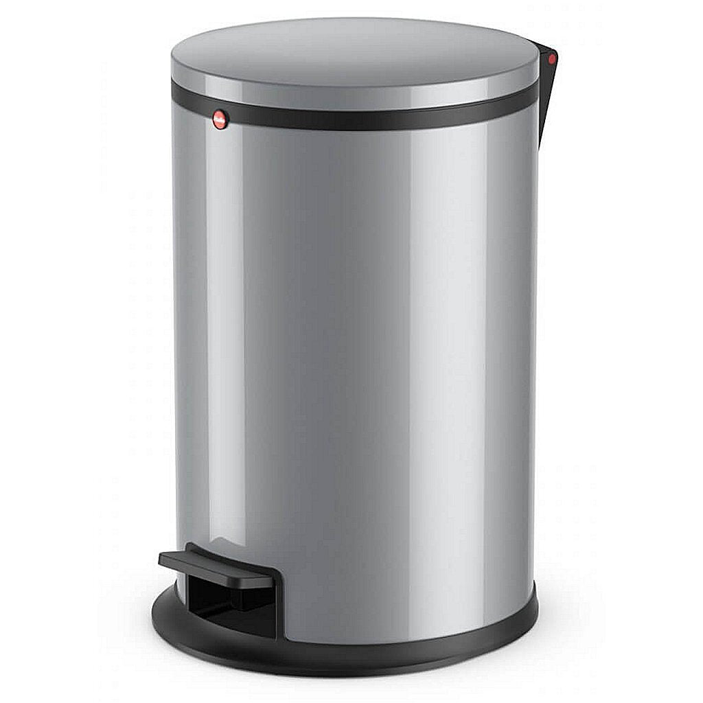 Hailo Hailo 0517-020 Pure M Pedal Bin 12l Silber