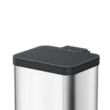 Hailo öko duo plus m Mülleimer - Mülltrenner - 2 x 9 l - Edelstahl