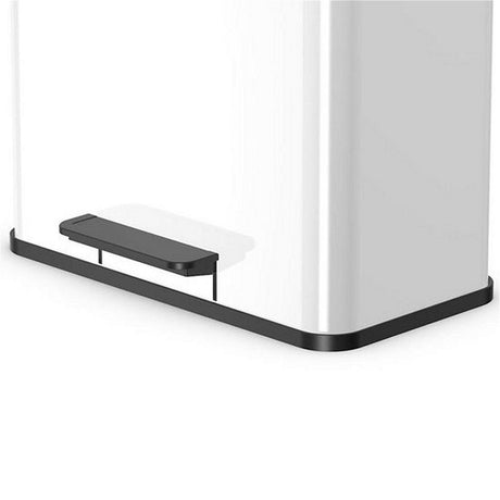 Hailo 0630-230 Oko Duo Plus L Pedal Eimer 17+9l Weiß schwarz