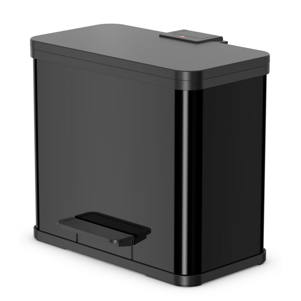 Hailo hailo pedal bin oko duo plus velikost l 17+9 l črna 0630-260