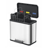 Hailo öko trio plus Abfallbehälter - 3 x 9l - Schwarz