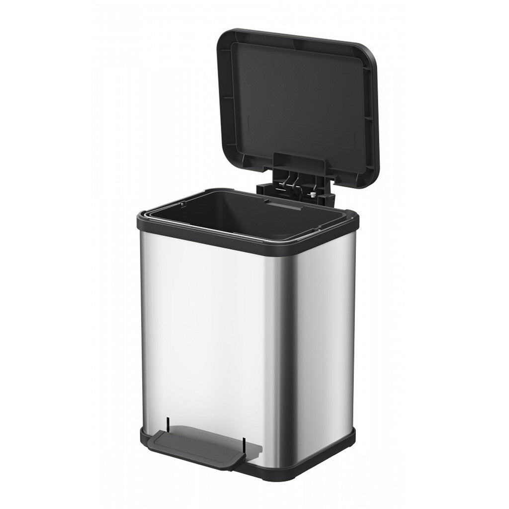 Hailo 0619-230 öko uno plus m Treteimer 17l weiß