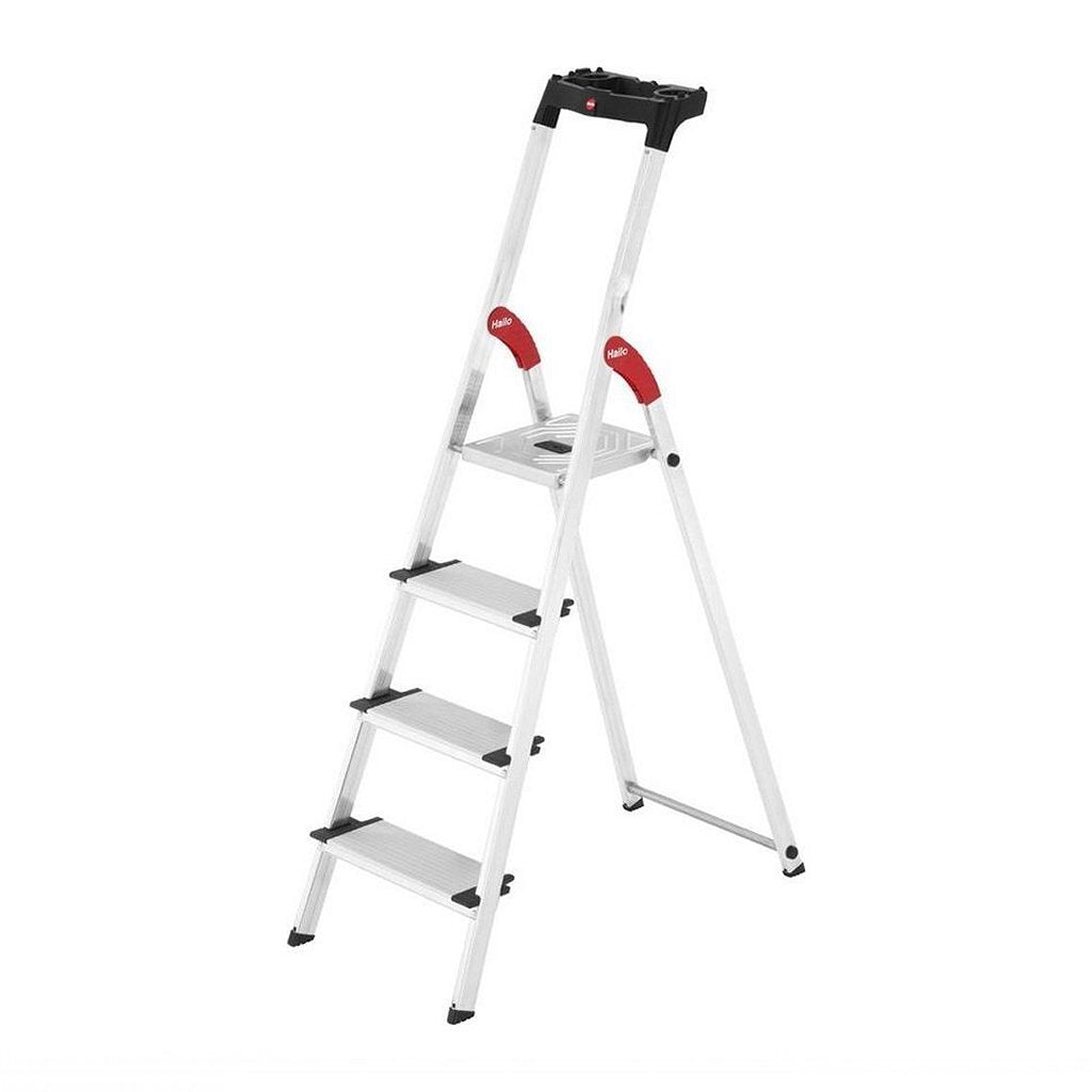 HAILO HAILO 8040-415 L80 Escalier ménage en aluminium Comfortline Aluminium 4 étapes