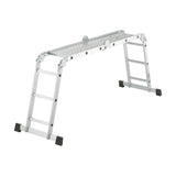 Hailo 7412-037 M60 Universal Aluminum Ladder 4x3m