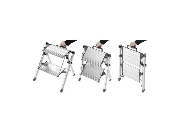 Hailo 4310-100 MK80 Comfortline Aluminum 2 folding steps