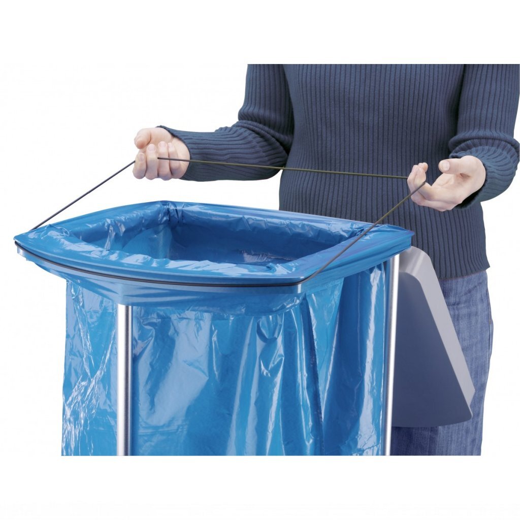 Hailo 0912-110 Profiline MSS XXL Müllsackhalter 120l grau