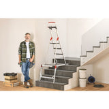 Hailo Hailo 9940-301 Plataforma de escalera TP2 Silver Black