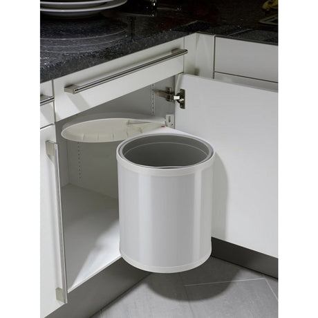 Hailo 3555-001 Compact-Box M Müll kann 15 l Weiß