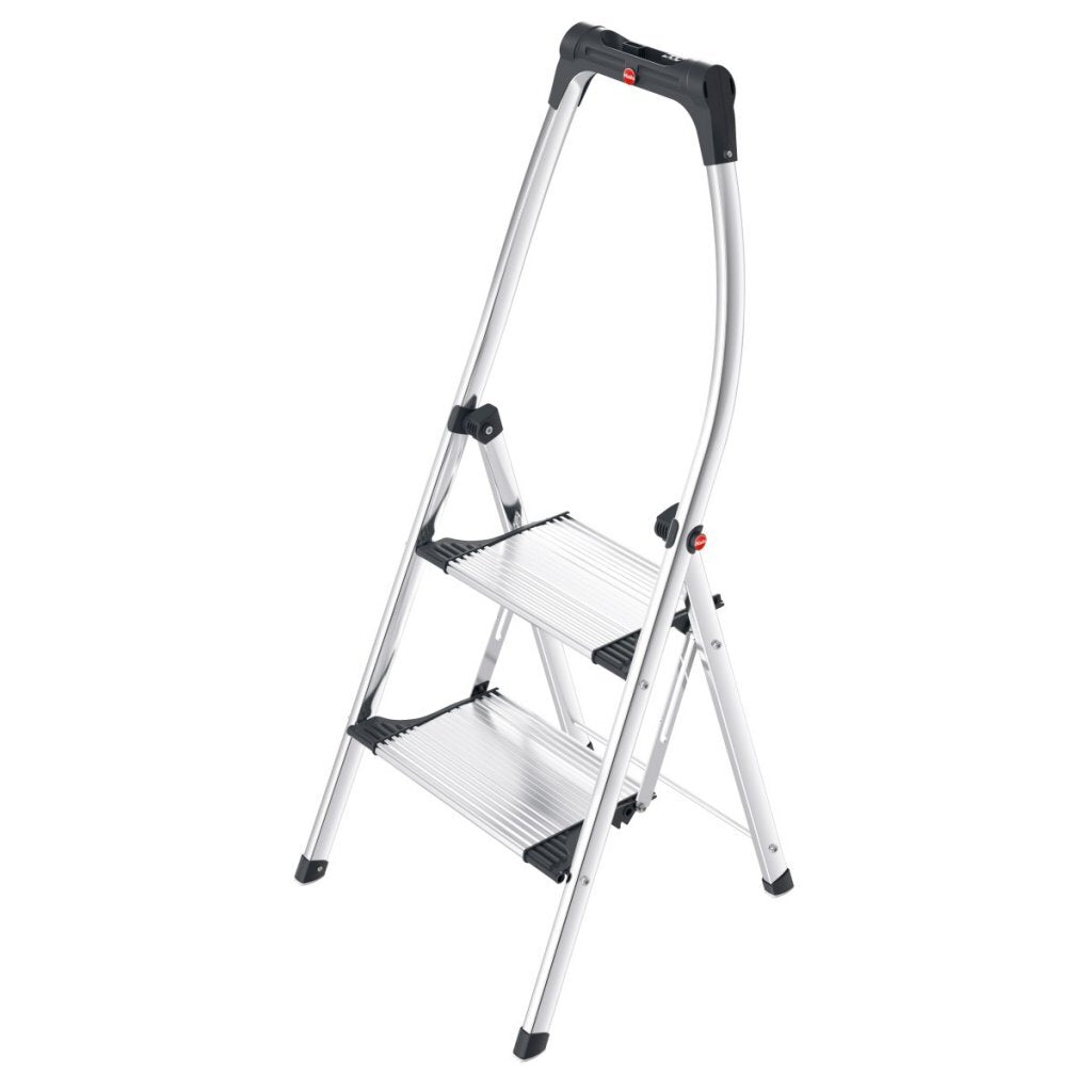 Hailo 4302-301 K100 Topline Treppe 2 Stufen Silber Schwarz