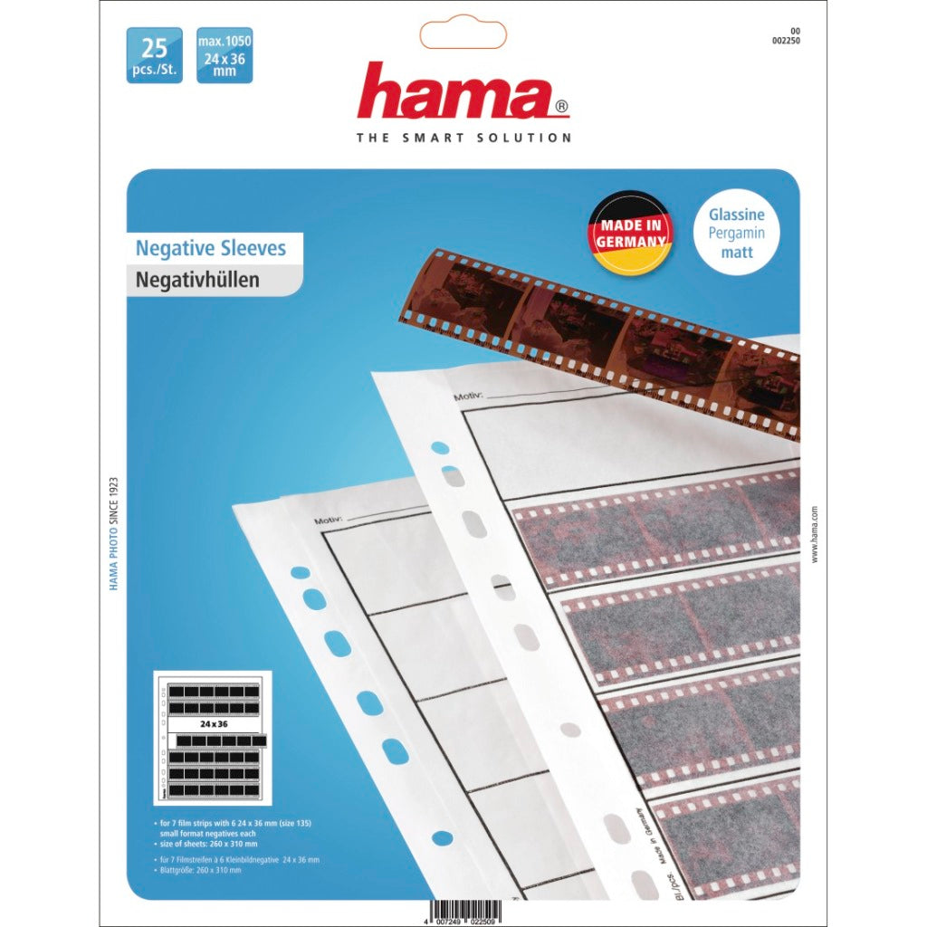 Hama negativ Blieder Perg. 35mm 7x6 25piece