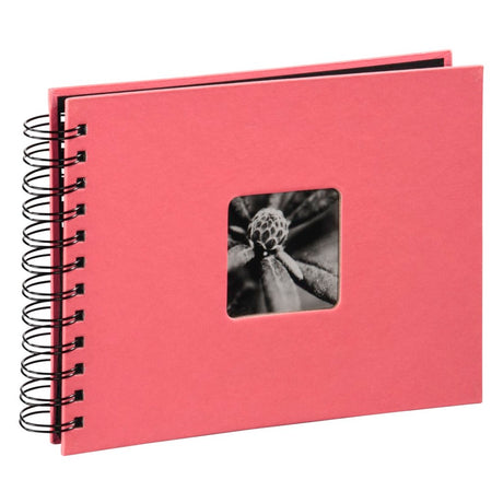 Hama Spiralalbum Fine Art 24 x 17 cm 50 schwarze Seiten Flamingo