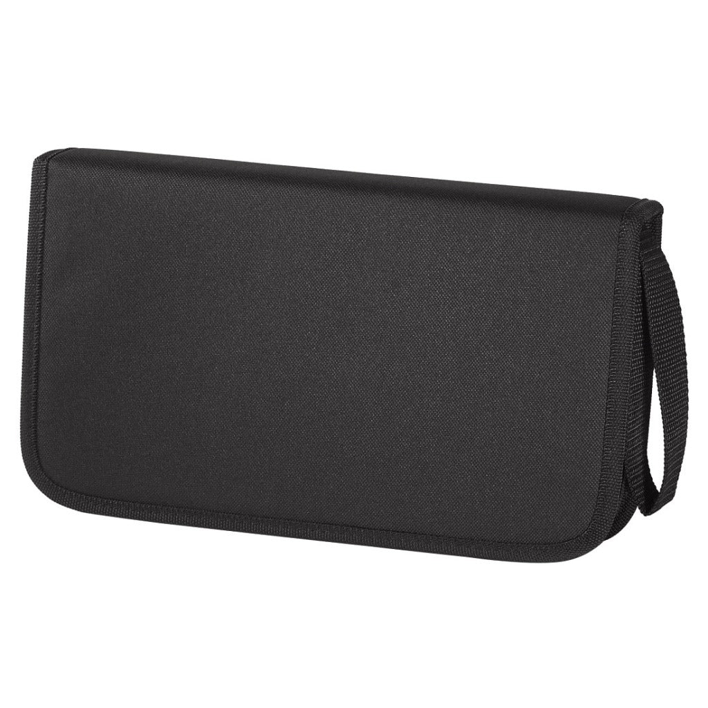 Hama Nylon Wallet for 64 CD DVD Blue-ray Black