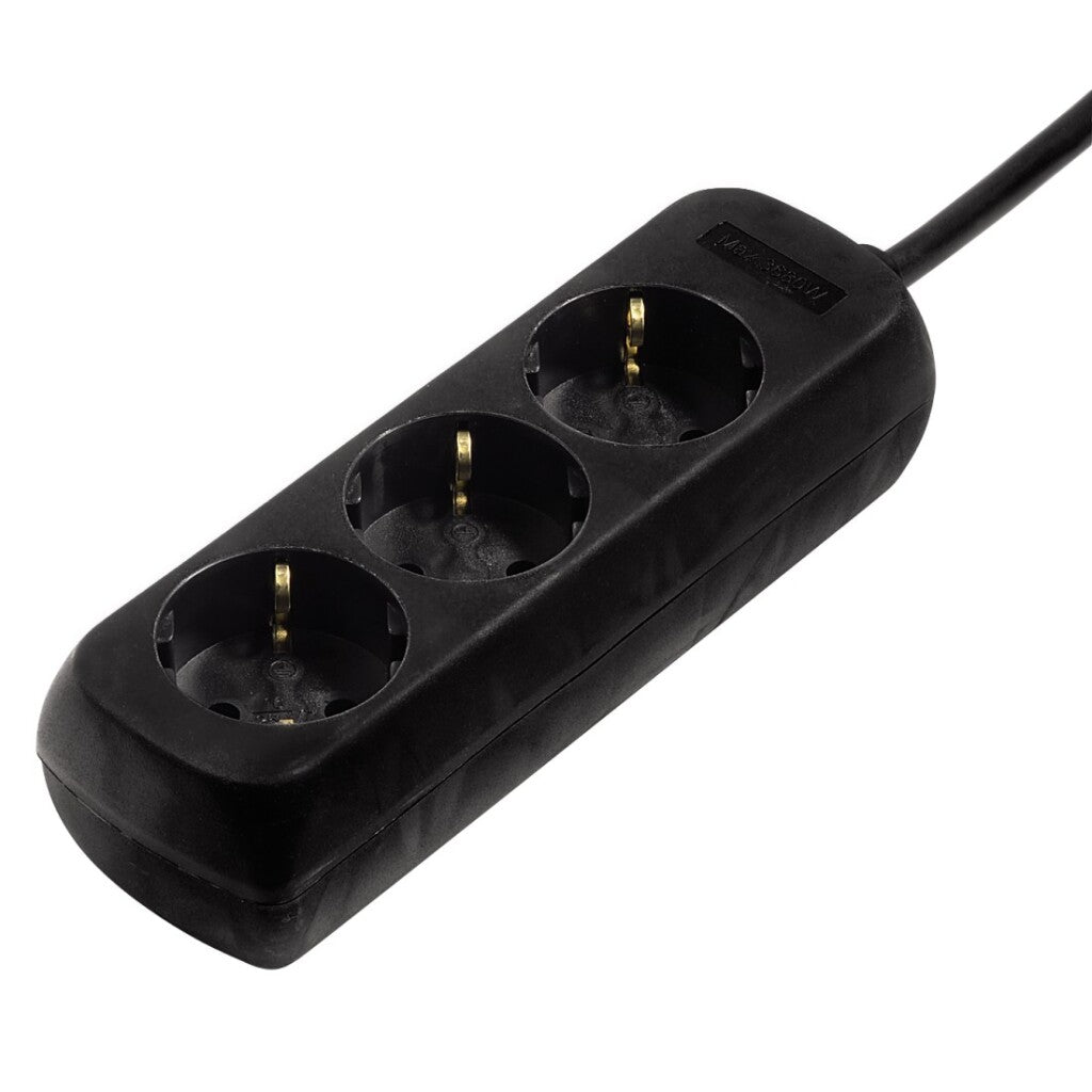 Hama Socket 3-time černá na 10 kusů