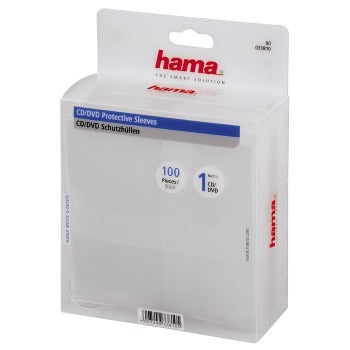 HAMA CD DVD Cas 100 PAK Transparent