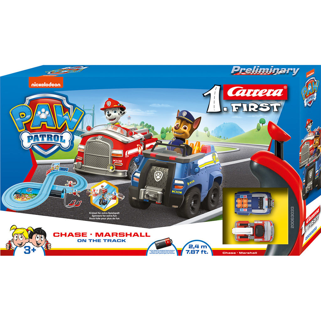 Carrera First Racebaan - Paw Patrol 'on the Track'