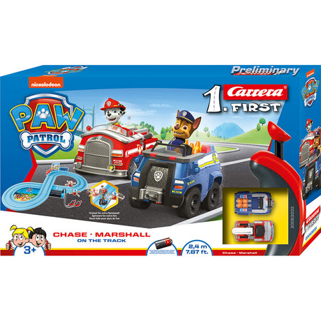 Carrera First Paw Patrol Rennbahn + 2 Autos und 2 Controller 240 cm