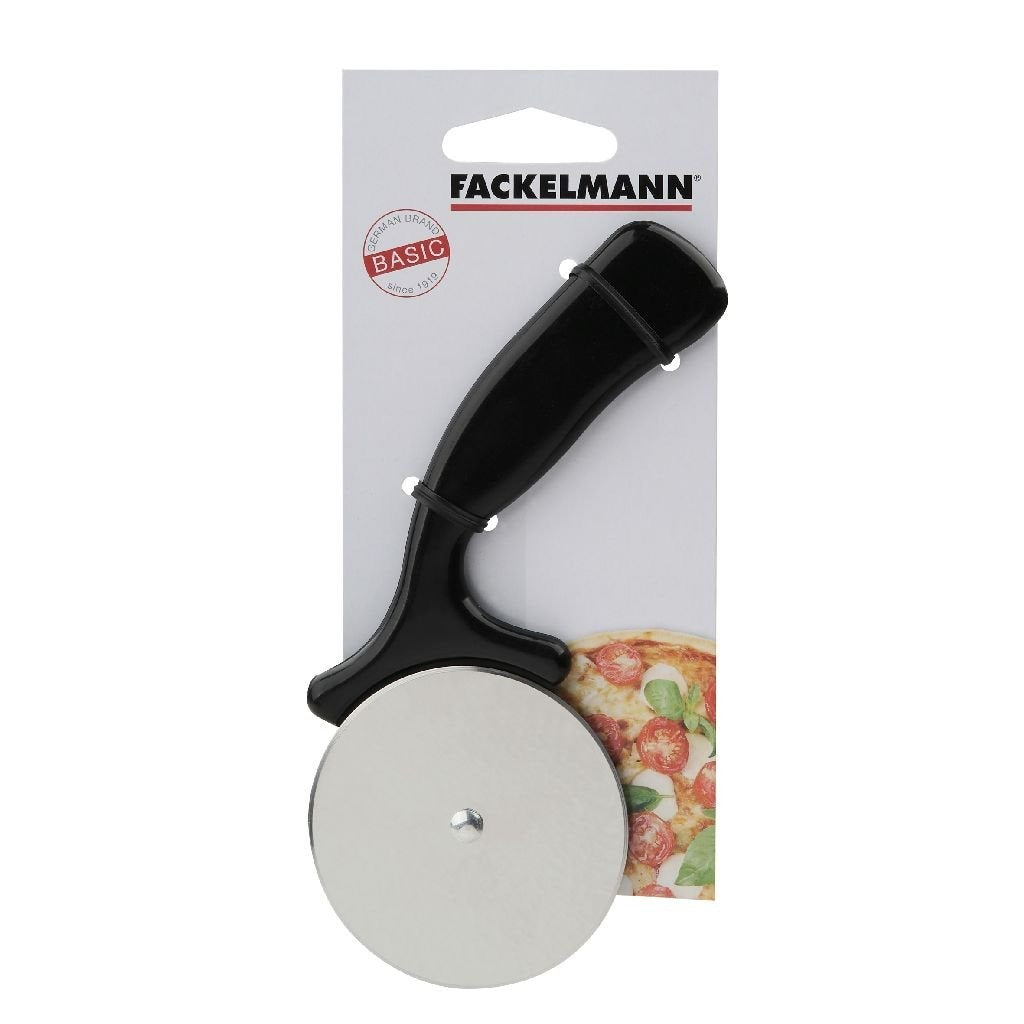 Fackelmann Fackelmann Osnovni rezalnik pice 16 cm črno pp nerjavno jeklo