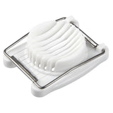 Fackelmann Basic Eierschneider 11x8 cm weiß PP Edelstahl