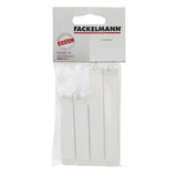 FACKELMANN FACKELMANN BASIC VERSHOUD CLAMP 11 og 8 cm hvide 4 stykker