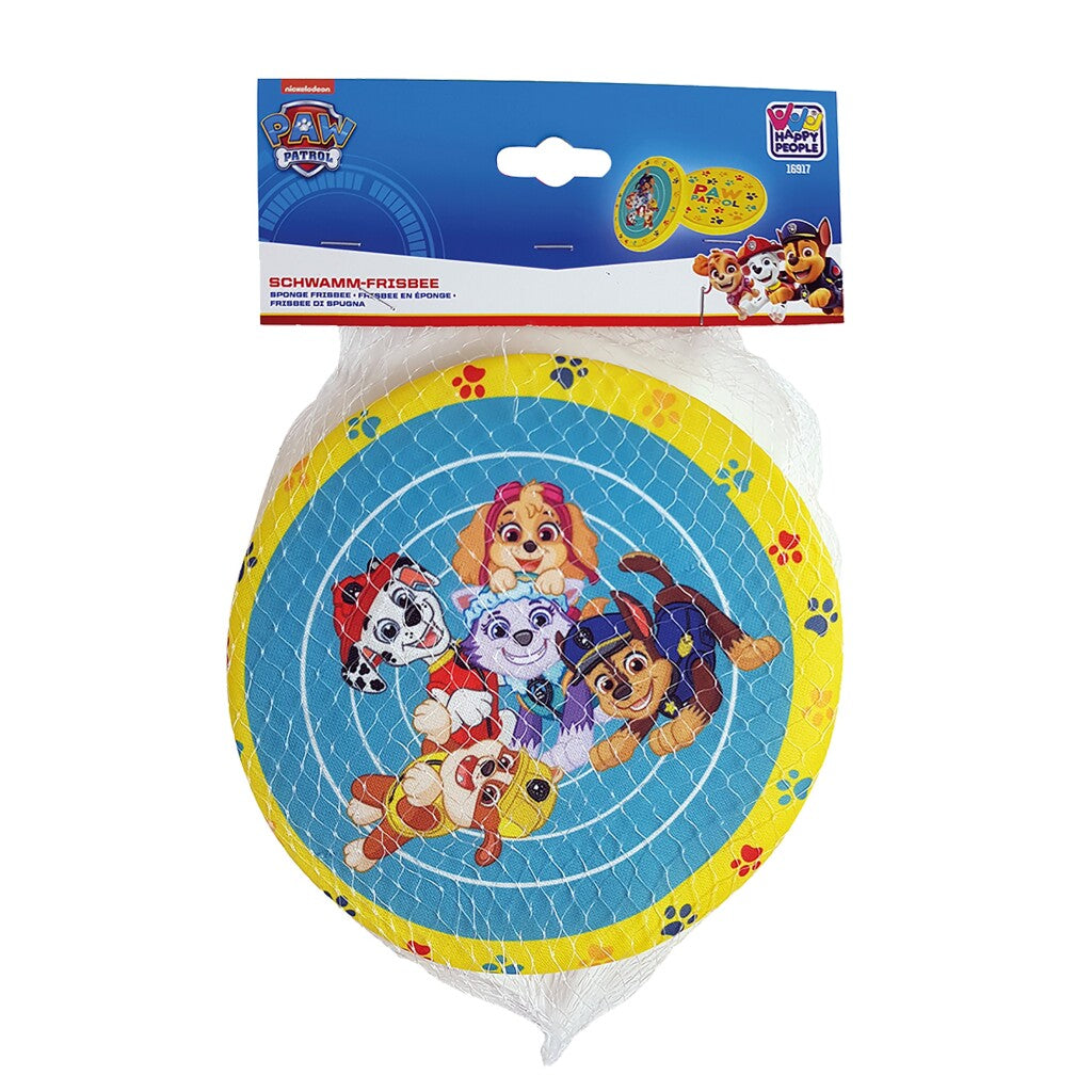 Esponja de patrulla de la pata frisbee 19 cm azul amarillo