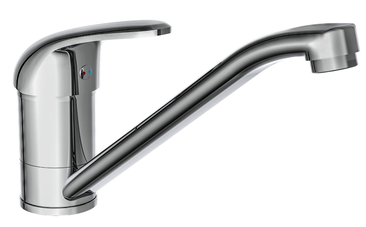 Schütte One -Button Mixer Falcon Niederdruck Chrom -gelenkt