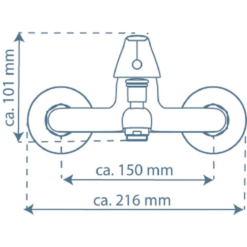 Schütte Schütte Bath Mixer Athos más cromado