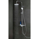 Schütte Schütte Rain Shower Set con meseta de Aquastar White y Chrome -Colorado