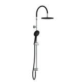 Schütte Regendusch-Set Matao Regen verchromte matte schwarz