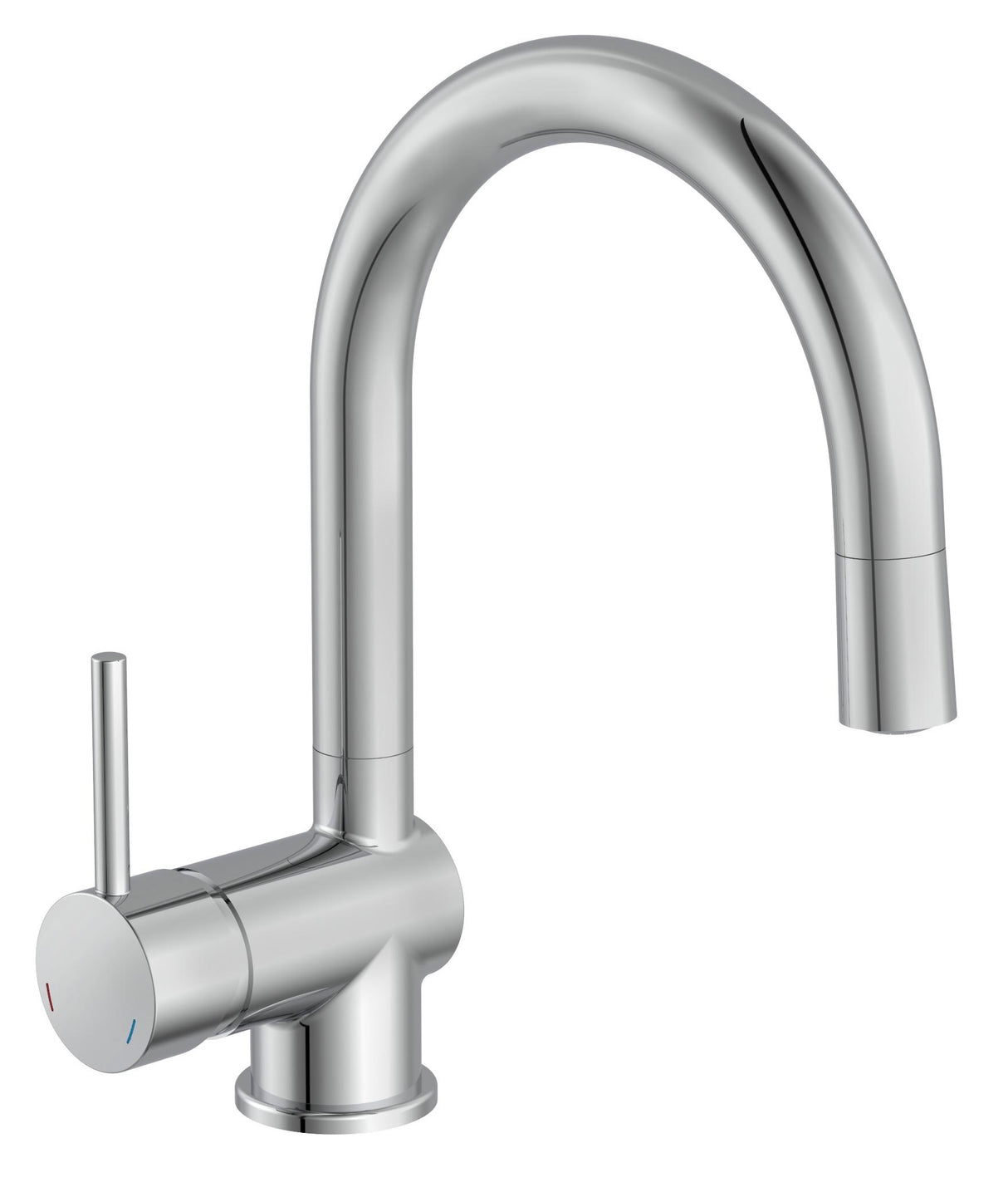 Schütte One -Button -Mixer mit LED Stella Chrome -gelenkt