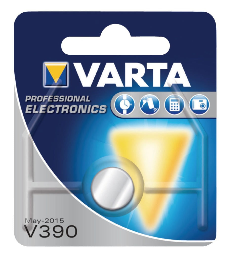 VARTA V390 Pulsante batteria cella argento