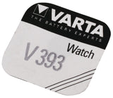 VARTA V393 Button Cell Battery Silver