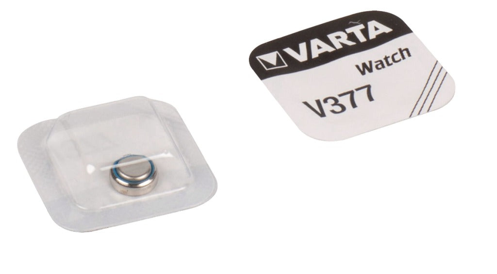 VARTA V377 Knoop Cell Battery Silver