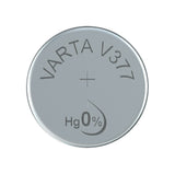 VARTA V377 Knoop Cell Battery Silver