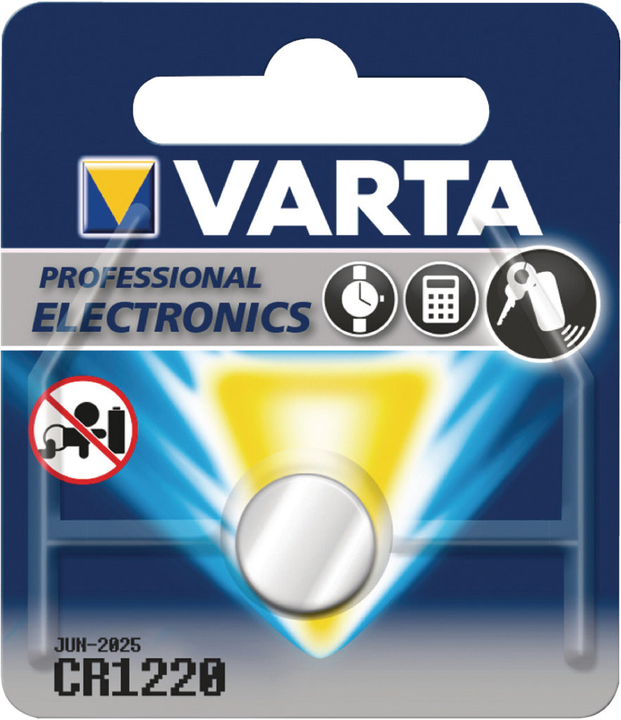 Batteria di cella del pulsante di litio Varta CR1220